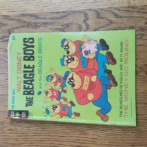 Vintage 60s Walt Disney The Beagle Boys And The Beagle Brats Gold Key Comics